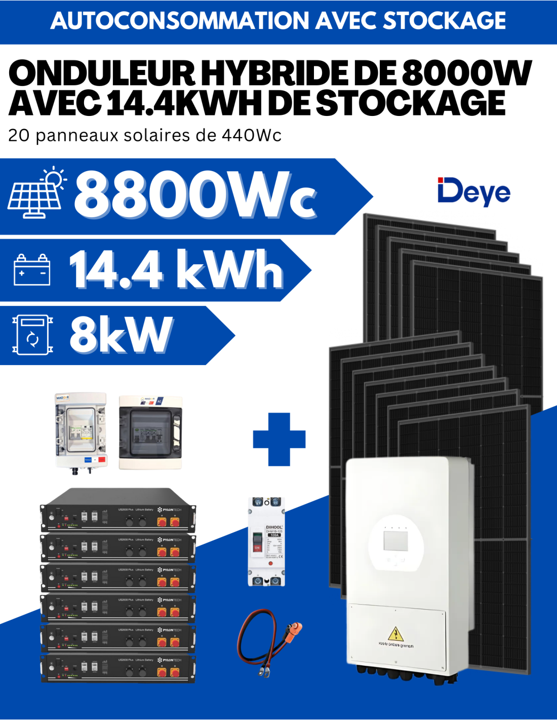 découvrez notre système photovoltaïque autonome de 18 kwh/j, idéal pour répondre à vos besoins énergétiques tout en préservant l'environnement. profitez d'une solution durable et économique pour produire votre propre électricité, où que vous soyez.