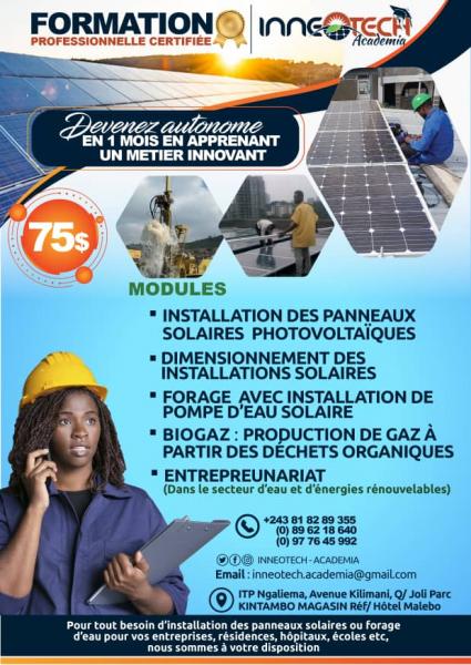 découvrez notre cours complet sur l'installation photovoltaïque. apprenez à concevoir, installer et entretenir des systèmes solaires photovoltaïques pour produire de l'électricité renouvelable, réduire vos factures d'énergie et contribuer à un avenir durable.