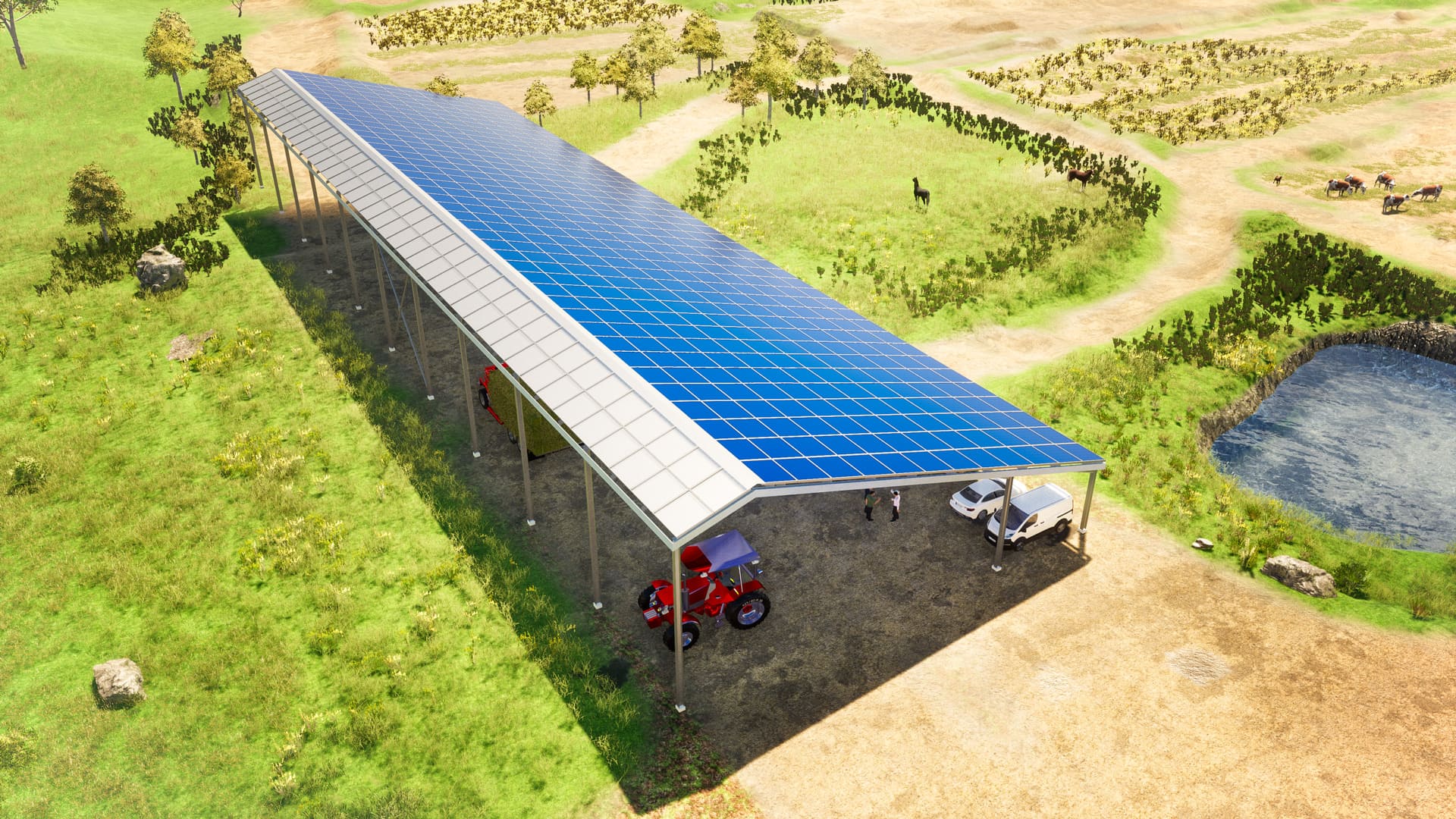 découvrez les avantages d'un hangar agricole photovoltaïque en marne : une solution durable pour optimiser votre production tout en réduisant vos coûts d'énergie grâce à l'énergie solaire.
