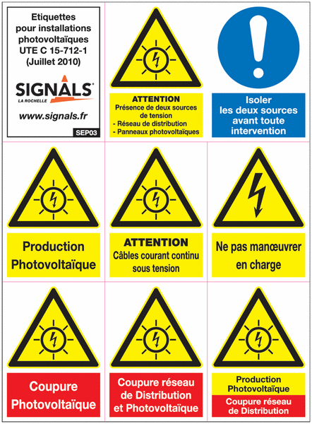 autocollant-photovoltaique autocolant pour installation photovoltaique