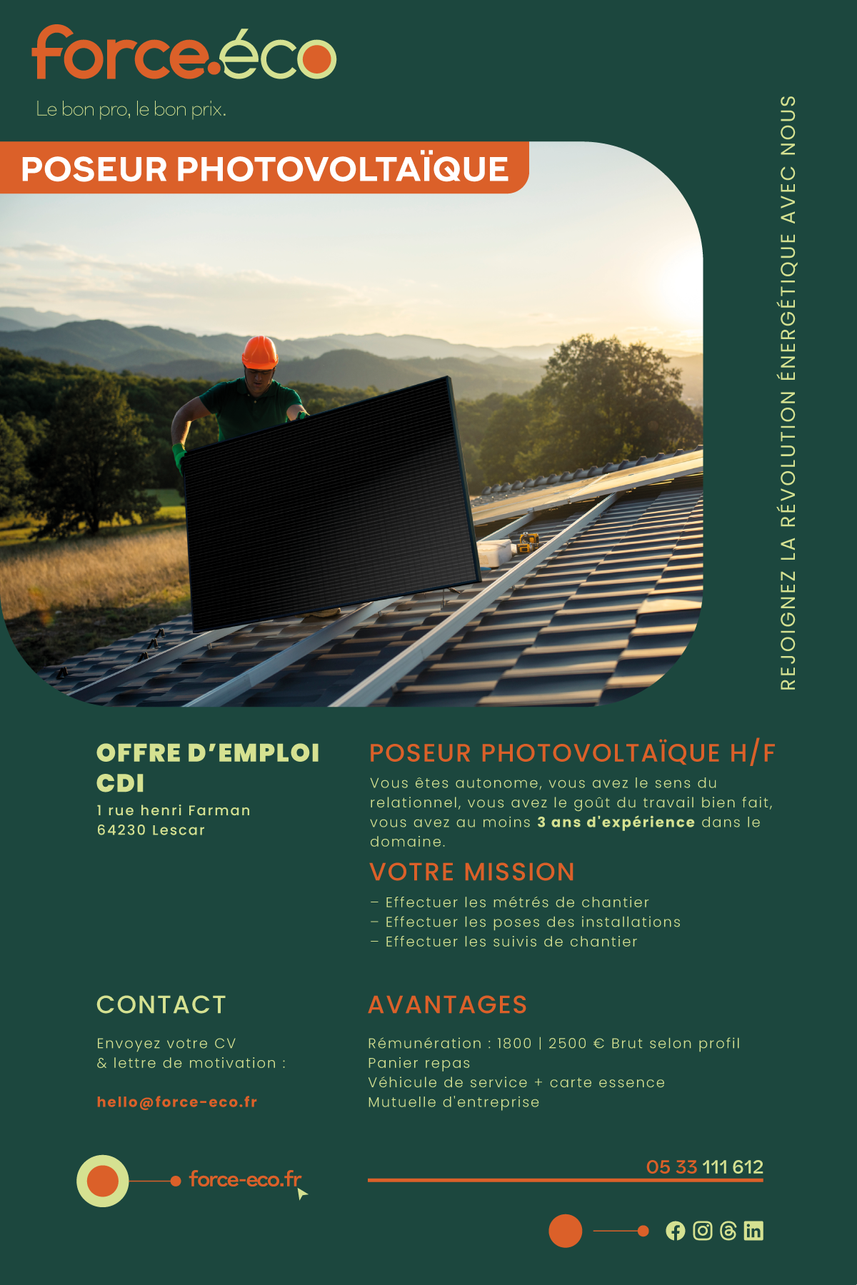 emploi-photovoltaique Emploi dans l'installation photovoltaïque : un secteur en pleine croissance