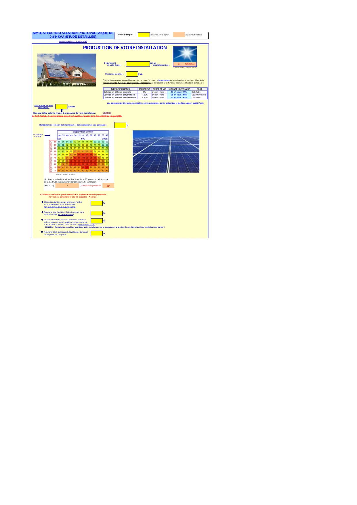 evaluation-photovoltaique-excel-1 Évaluer l'efficacité de votre installation photovoltaïque avec un fichier Excel