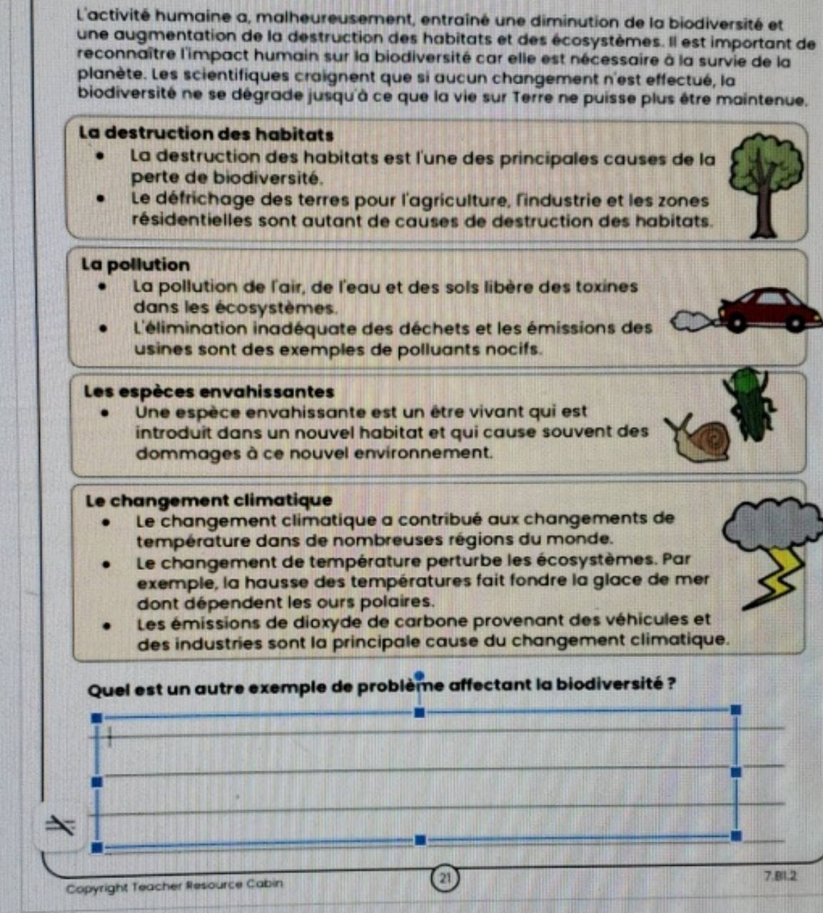 impact-humain-biodiversite L'impact des activités humaines sur la biodiversité