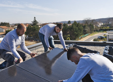 installation-solaire-7 pose de panneaux solaires