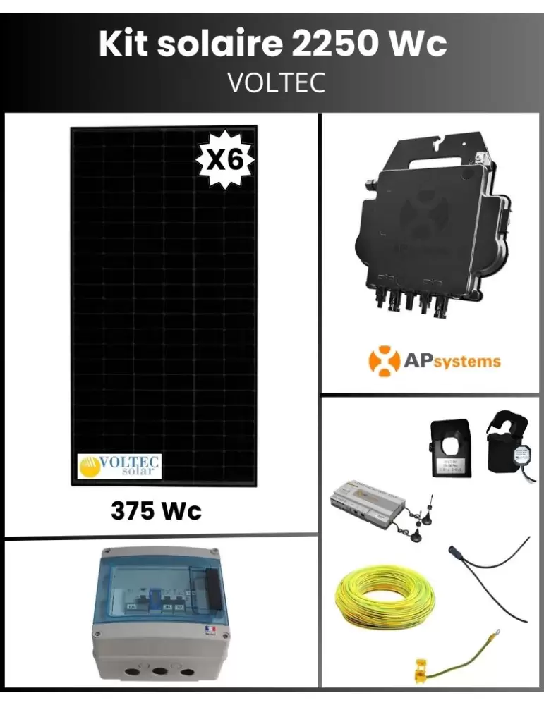 découvrez notre kit solaire complet, une solution écologique et économique pour produire votre propre énergie. idéal pour les particuliers et les professionnels, ce kit vous permet de réduire votre facture d'électricité tout en préservant l'environnement. facile à installer et à utiliser, il est parfait pour toutes vos applications énergétiques.