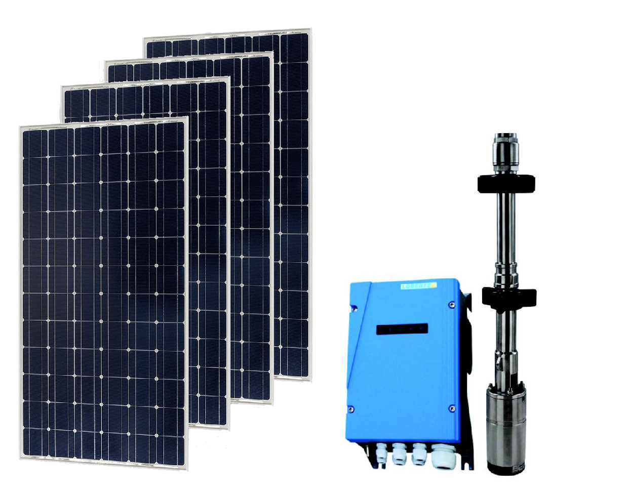 panneaux-solaires-pour-pompage Installation d'un système photovoltaïque pour le pompage de l'eau