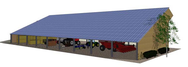 photovoltaique-hangar-agricole Installation photovoltaïque pour hangar agricole en Champagne-Ardenne : une solution durable
