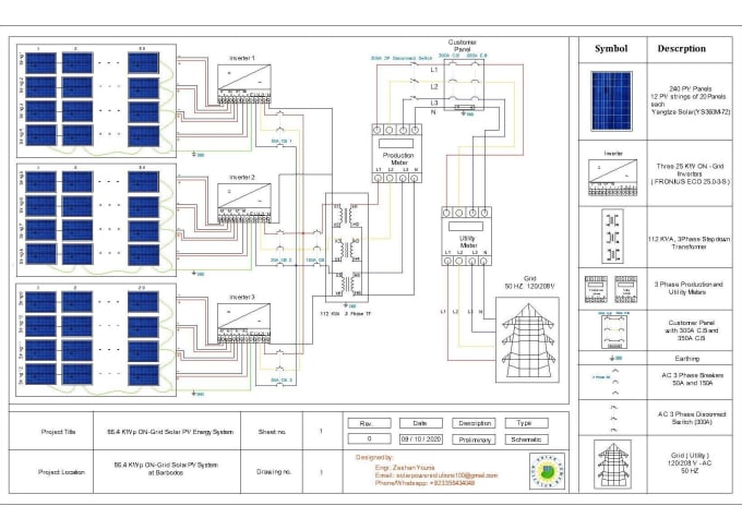 schema-electrique-photovoltaique-12 Comprendre le schéma électrique d'une installation photovoltaïque