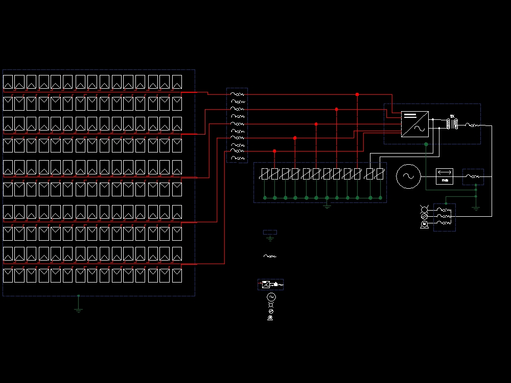 schema-unifilaire-photovoltaique-2 Comprendre le schéma unifilaire pour une installation photovoltaïque efficace