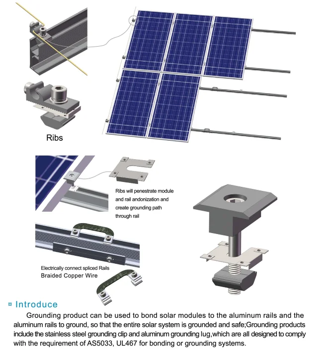 avantages-agrafes-acier-photovoltaique-1 Les avantages des agrafes mises à la terre en acier trempé pour les installations photovoltaïques