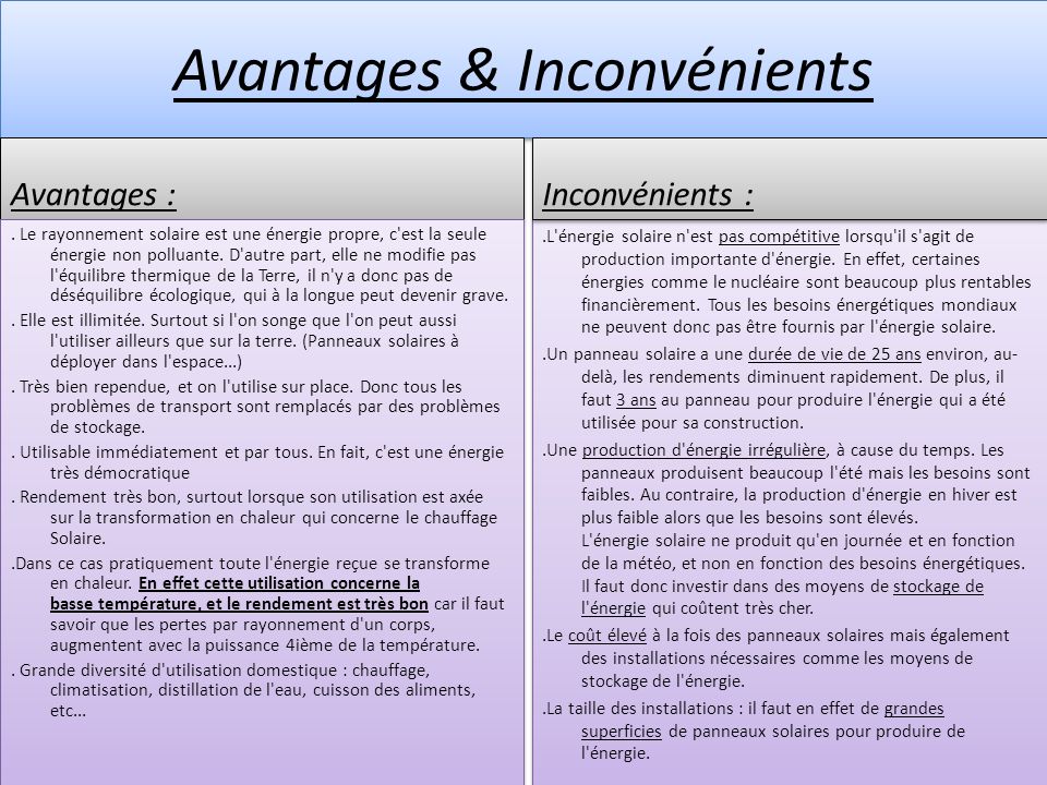 avantages-inconvenients-photovoltaiques Les avantages et inconvénients des installations photovoltaïques
