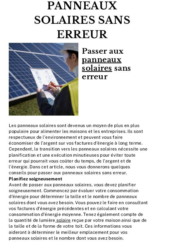 erreurs-installation-photovoltaique Les erreurs courantes lors de l'installation photovoltaïque