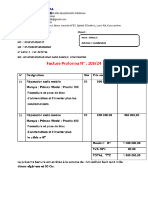 obtenez une facture proforma détaillée pour l'installation de votre système solaire. découvrez les coûts associés, les options disponibles et les avantages d'une solution énergétique durable pour votre maison ou votre entreprise.