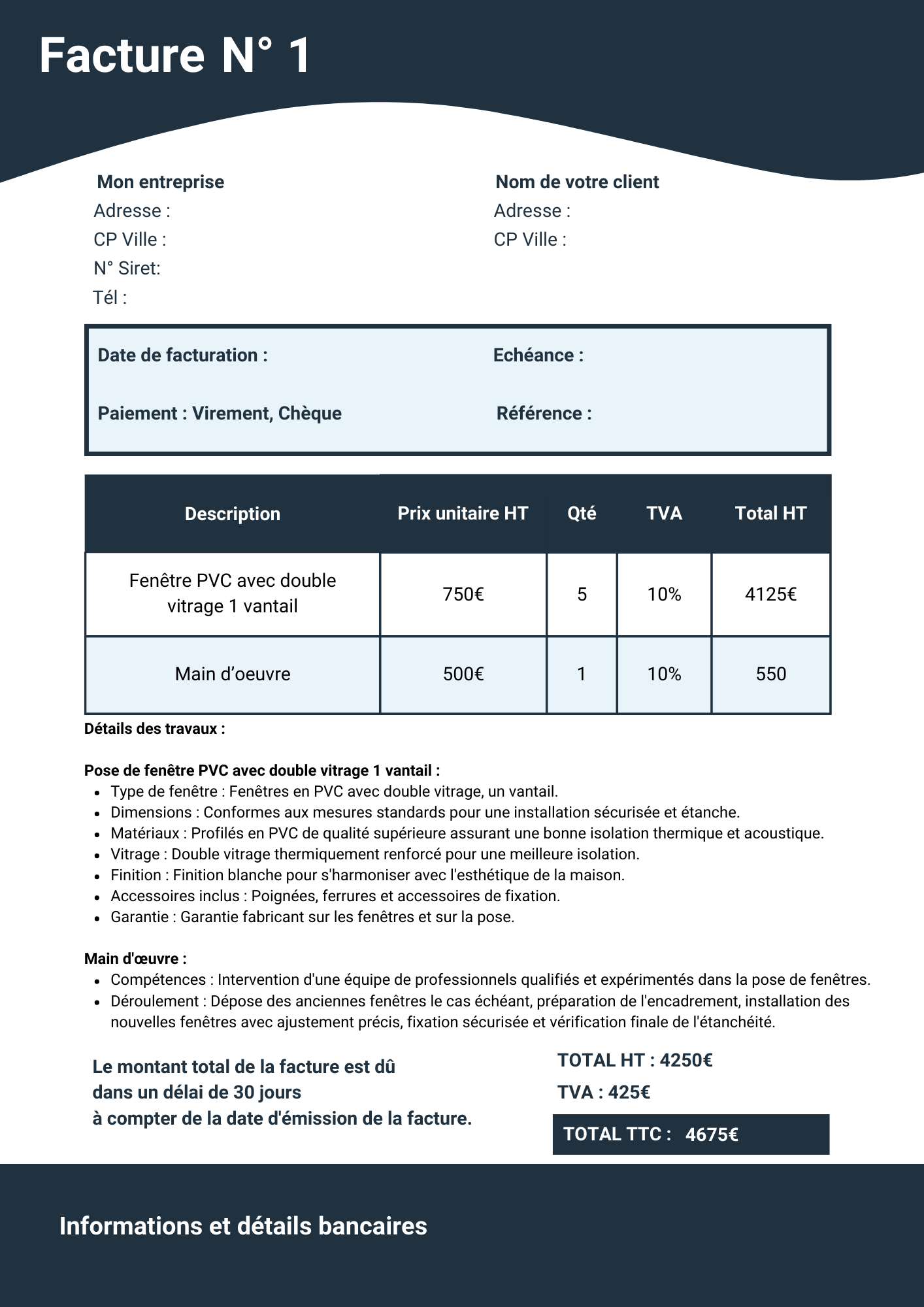 obtenez votre facture proforma pour la maintenance de vos installations photovoltaïques. assurez une performance optimale de vos panneaux solaires grâce à nos services professionnels et à des tarifs compétitifs. contactez-nous dès aujourd'hui pour un devis personnalisé.