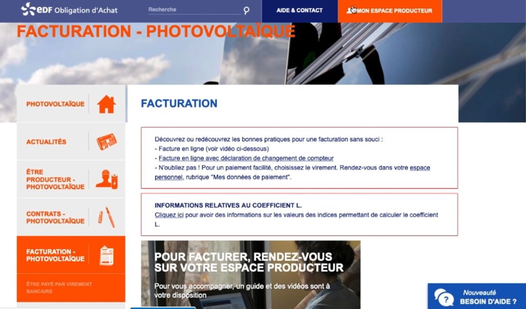 facture-photovoltaique-2 exemple facture installation photovoltaique