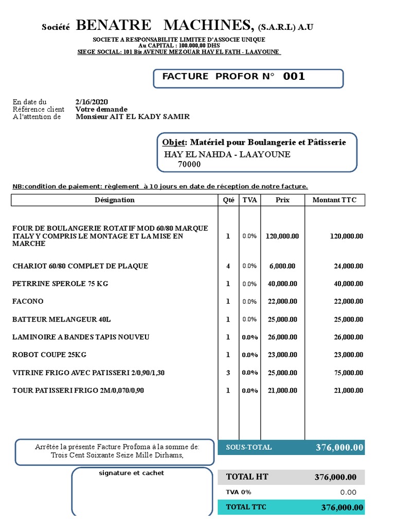facture-proforma-maintenance-photovoltaique-1 exemple facture preforma maintenance d'une installation photovoltaique