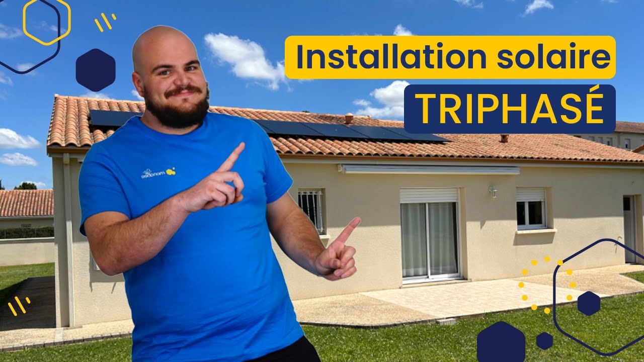 installation-photovoltaique-triphasee-1 schema de principe installation photovoltaique en triphase