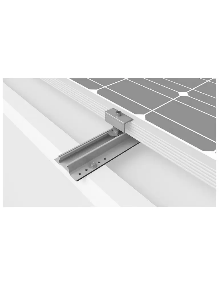 installation-rail-photovoltaique Comment installer un rail pour panneau photovoltaïque efficacement