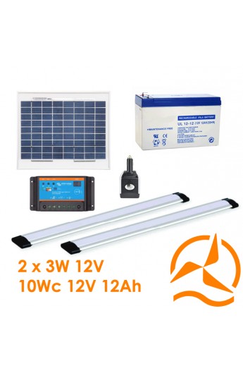 kit-solaire-12v-4 kit panneau solaire avec batterie 12v