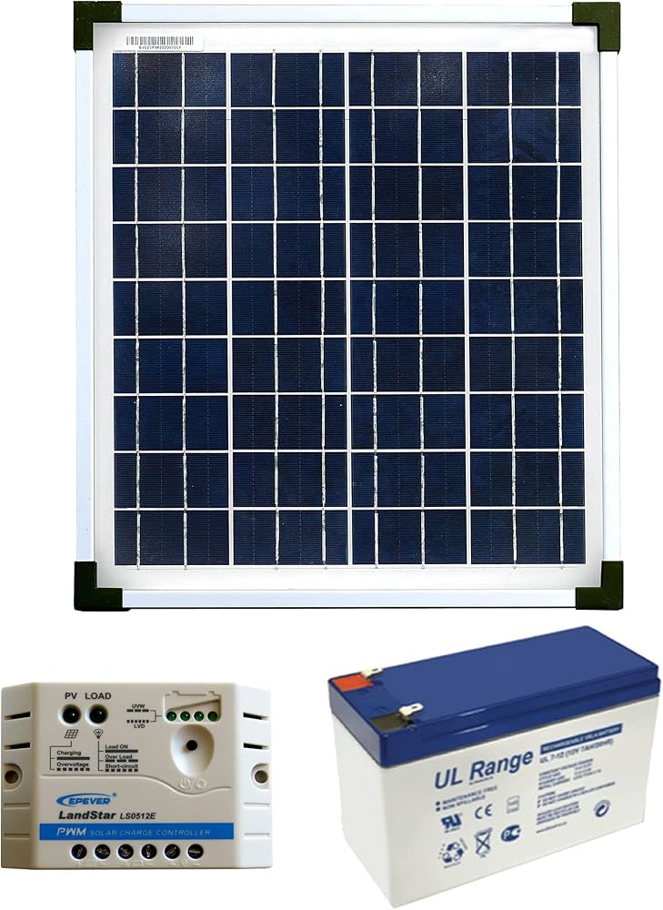 kit-solaire-12v-5 kit panneau solaire avec batterie 12v