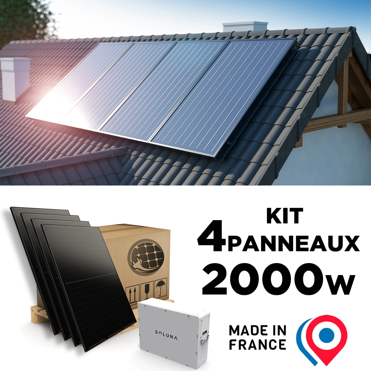 kit-solaire-2000w kit solaire 2000w 230v autoconsommation