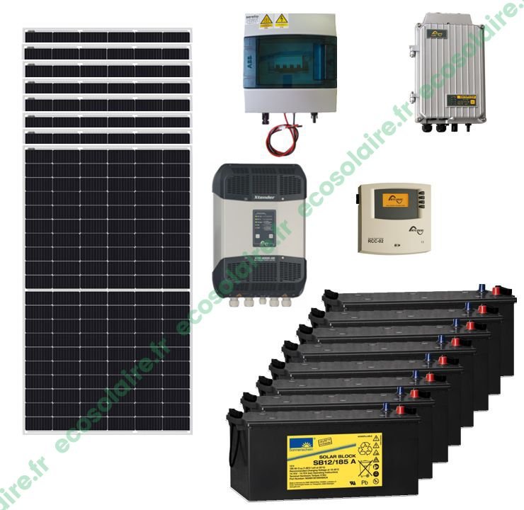 kit-solaire-220v-avec-batterie kit panneau solaire à brancher sur prise 220v avec batterie