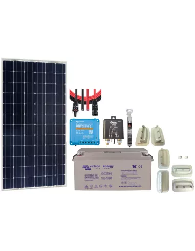 kit-solaire-camping-car kit panneau solaire avec batterie pour camping car