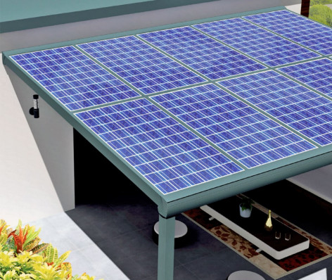 kit-solaire-pergola kit panneau solaire pour pergola