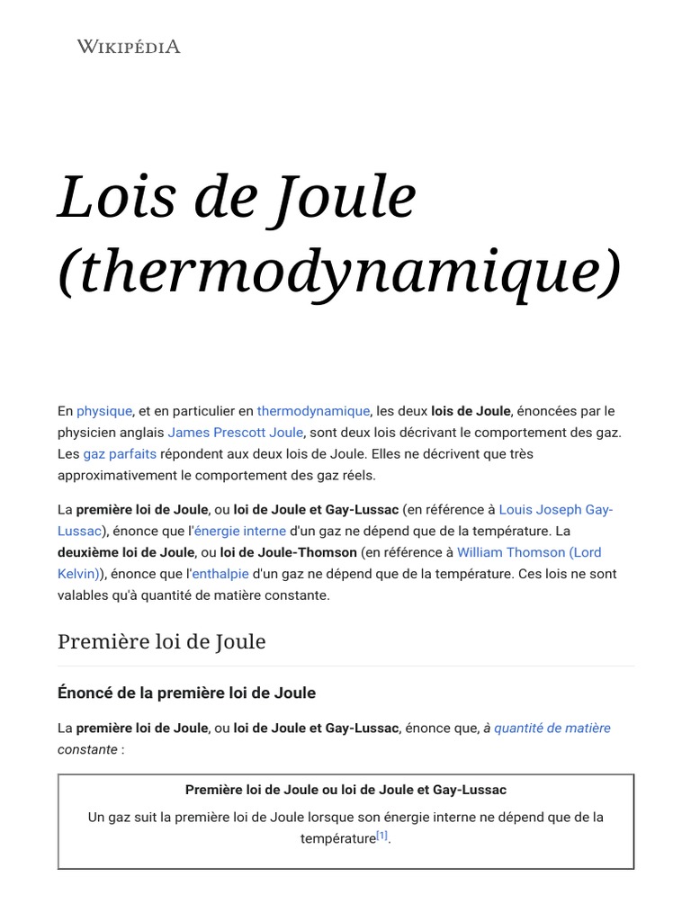 lois-thermodynamiques Comparatif des lois de la thermodynamique : principes et applications