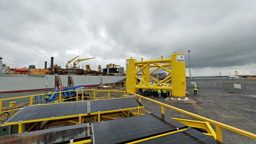 panneau-photovoltaique-mer-du-nord-1 installation du panneau photovoltaique sur la mer du nord