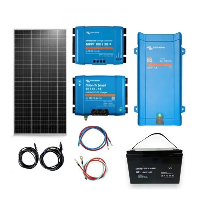 panneau-solaire-camping-car installation panneau photovoltaique coller camping car