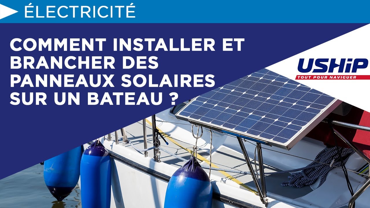 panneau-solaire-voilier-1 installation d'un panneau solaire photovoltaique sur un voilier