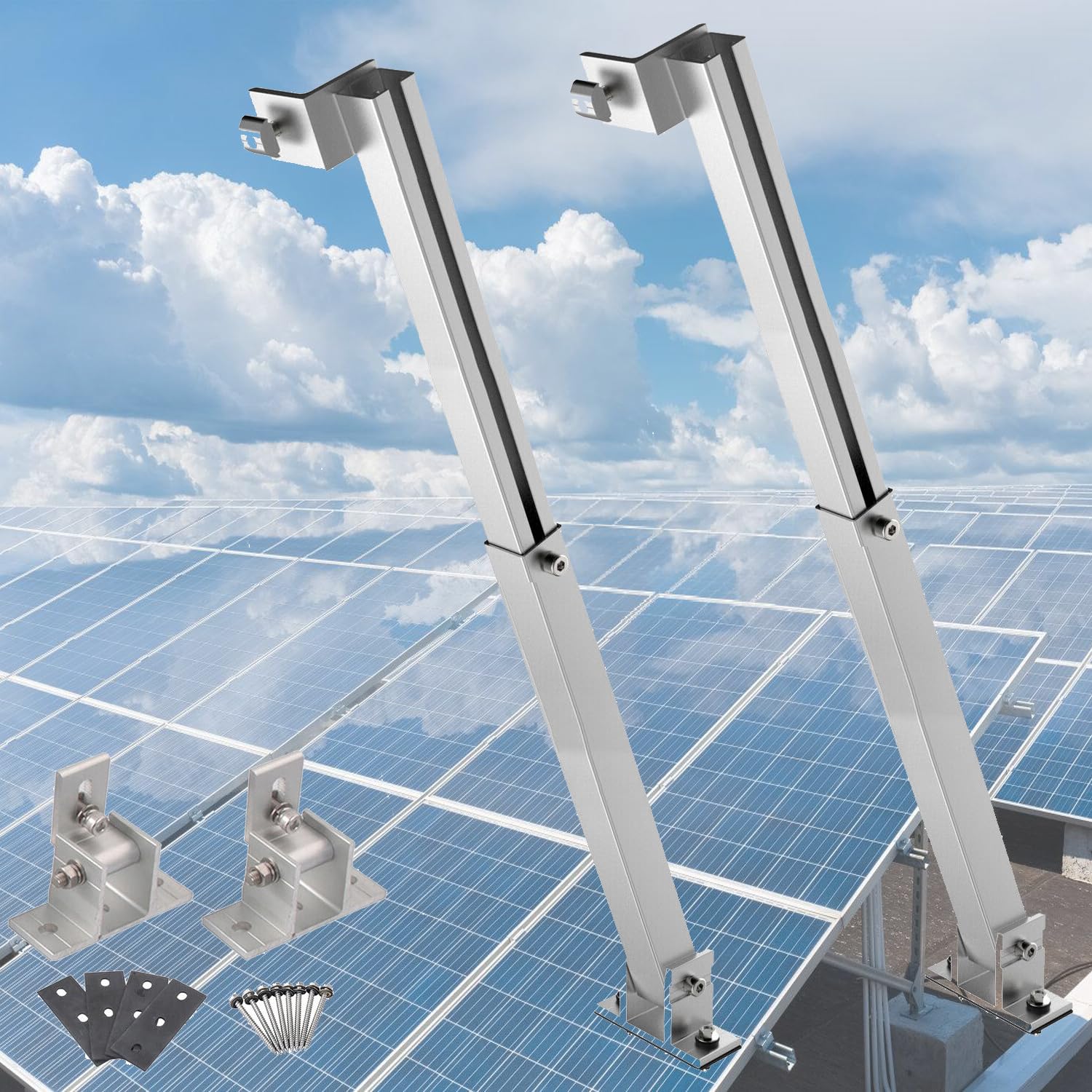 panneaux-photovoltaiques-toit-plat-2 Installer des panneaux photovoltaïques sur un toit plat : tout ce qu'il faut savoir