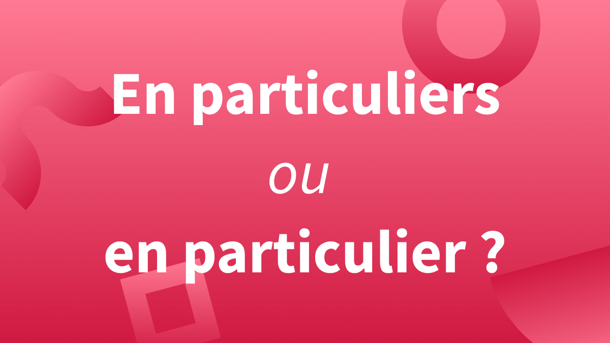 particuliers les particuliers