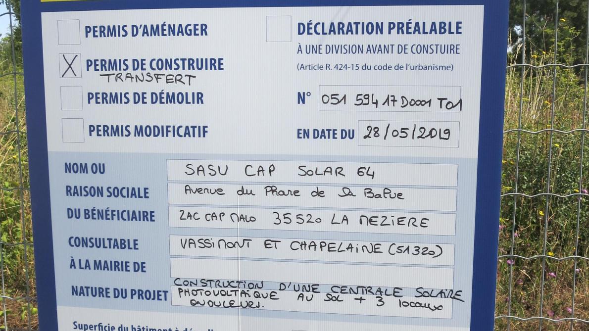 permis-photovoltaique installation photovoltaique au sol demande de permis