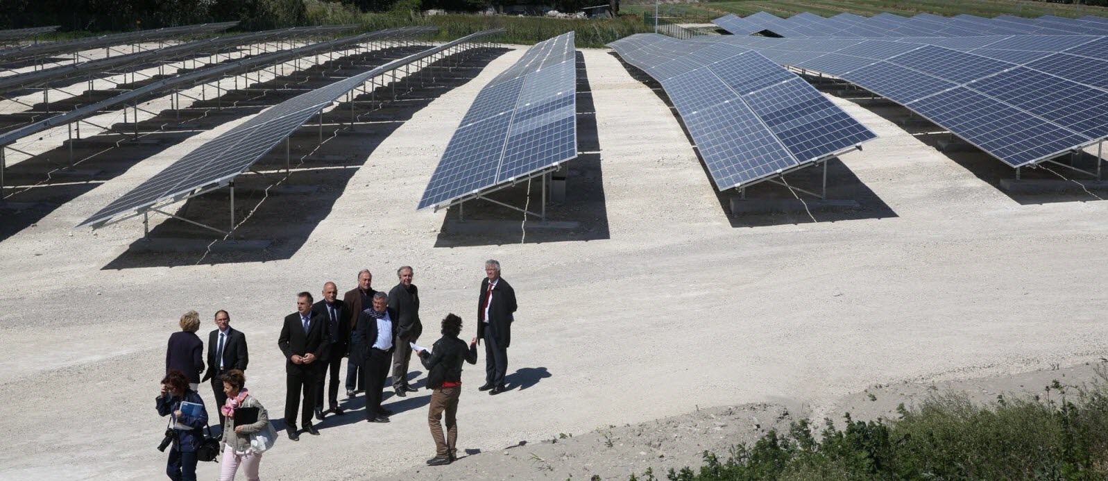 photovoltaique-chateaurenard-3 Mise en service d'une installation photovoltaïque à la station d'épuration de Châteaurenard
