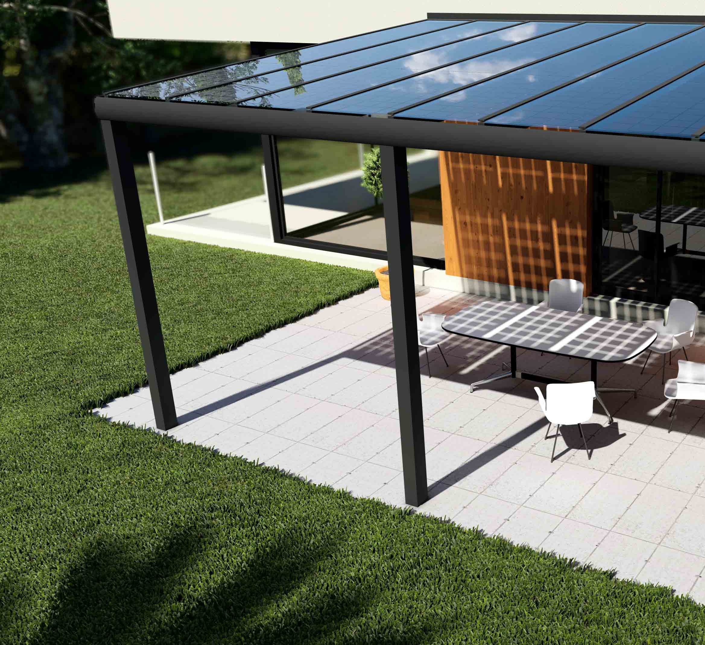 photovoltaique-pergola-1 Installation photovoltaïque sur pergola : une solution esthétique et rentable