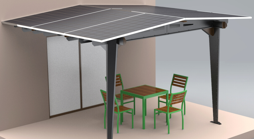 photovoltaique-pergola-1 Installation photovoltaïque sur pergola : une solution esthétique et rentable
