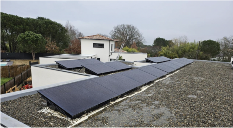 production-photovoltaique-6kwc La production réelle d'une installation photovoltaïque de 6kwc avec cellules monocristallines