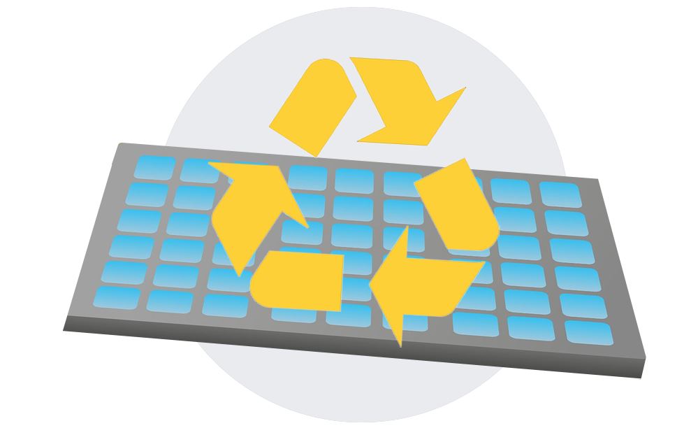 recyclage-photovoltaique-2 Bilan du recyclage des installations photovoltaïques