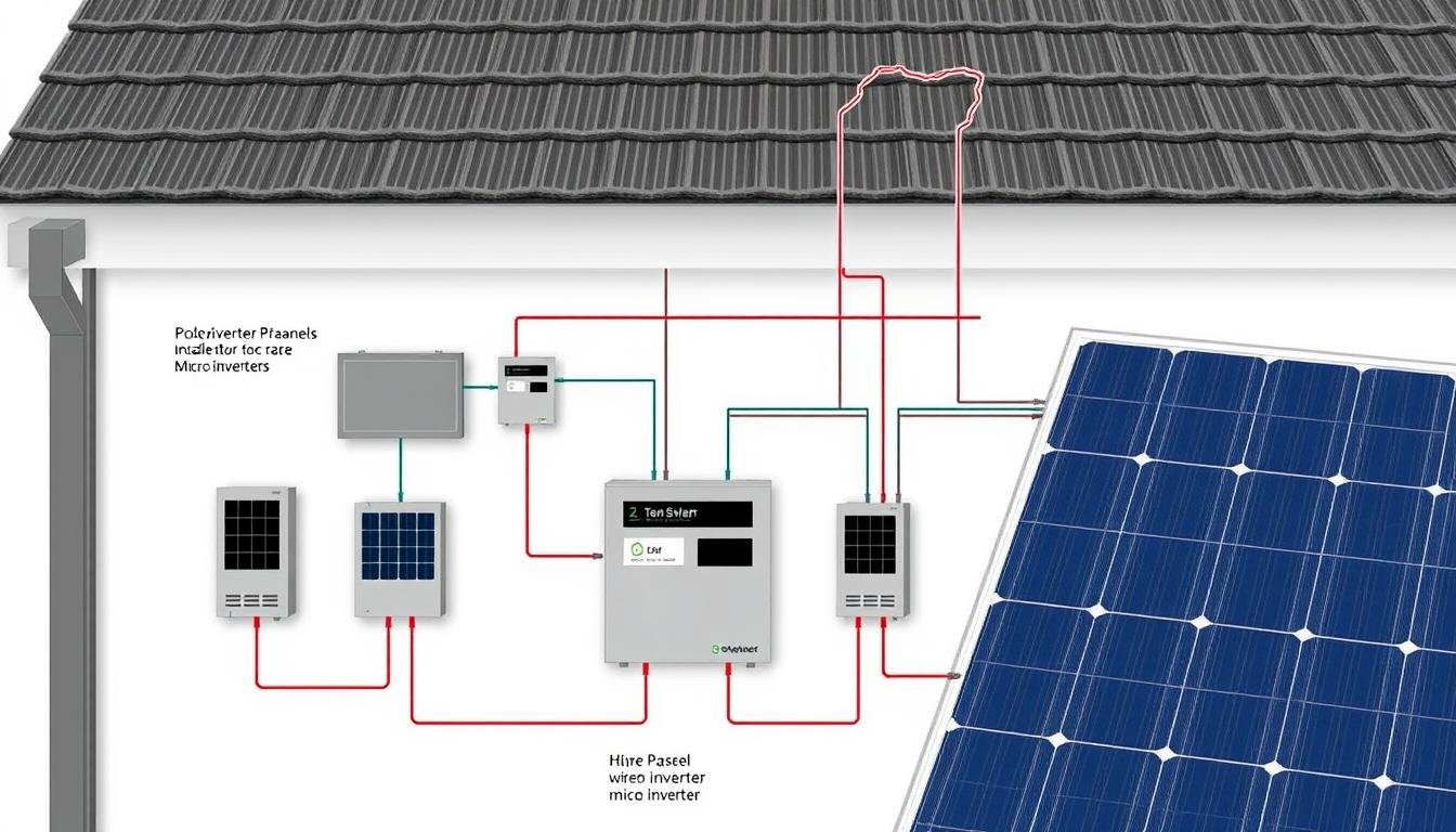 schema-elec-photovoltaique-2 installation photovoltaique schema electrique