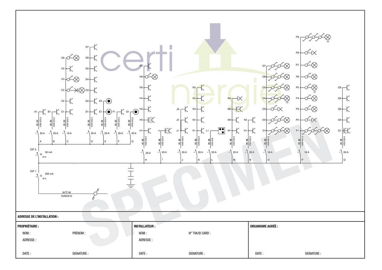 schema-unifilaire-photovoltaique-1 Comprendre le schéma unifilaire d'une installation photovoltaïque