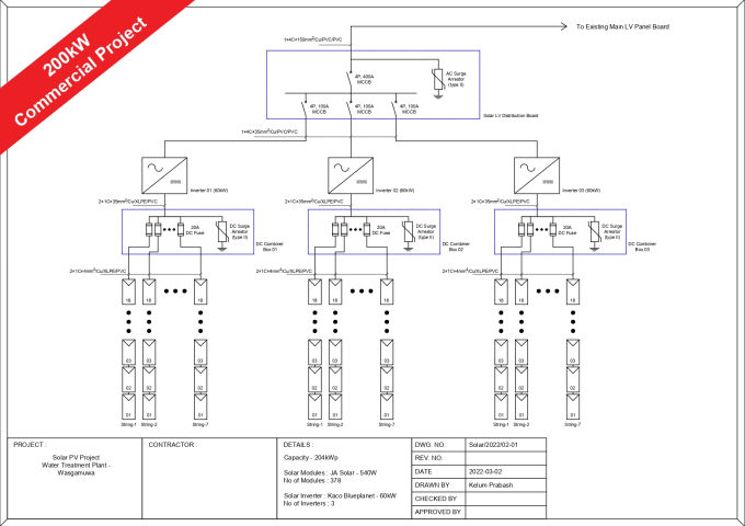 schema-unifilaire-photovoltaique-100-kwc-1 Tout savoir sur le schéma unifilaire pour une installation photovoltaïque de 100 kWc (PDF