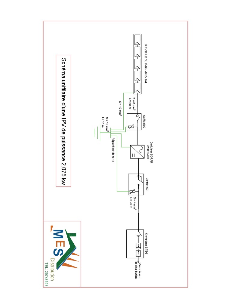 schema-unifilaire-photovoltaique-8 Comprendre le schéma unifilaire d'une installation photovoltaïque triphasée