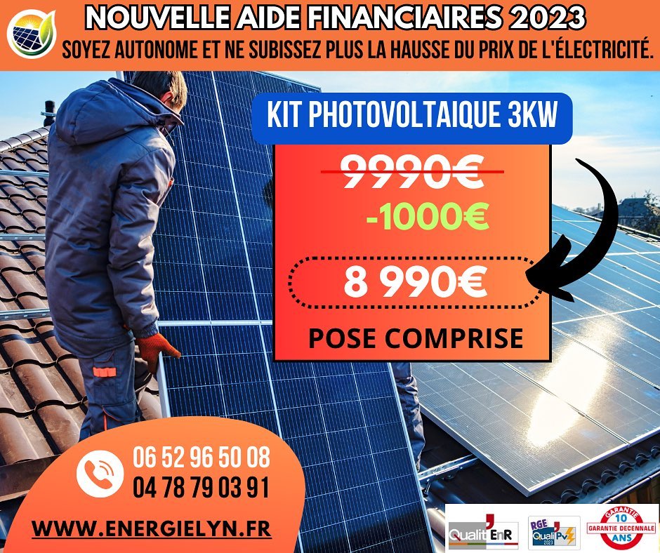 obtenez votre devis personnalisé pour l'installation de panneaux photovoltaïques de 3 kw. profitez de l'énergie solaire et réduisez vos factures d'électricité tout en préservant l'environnement. contactez-nous pour une estimation gratuite et rapide.
