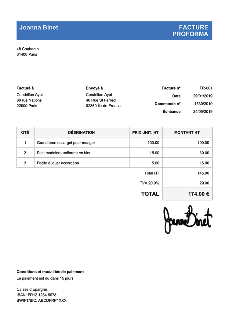 facture-proforma-panneaux-solaires Comprendre la facture proforma pour l'installation de panneaux solaires photovoltaïques