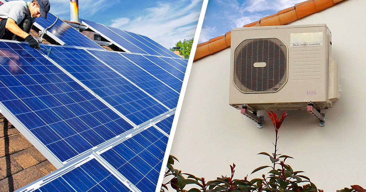 pompe-a-chaleur-et-photovoltaiques-2 Installer une pompe à chaleur avec des panneaux photovoltaïques