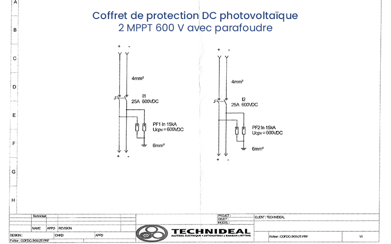 schema-installation-photovoltaique-mppt-3 Schéma d'installation d'un système photovoltaïque MPPT avec parafoudre